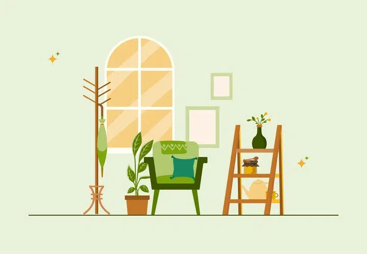 A collection of home decor items placed on a table