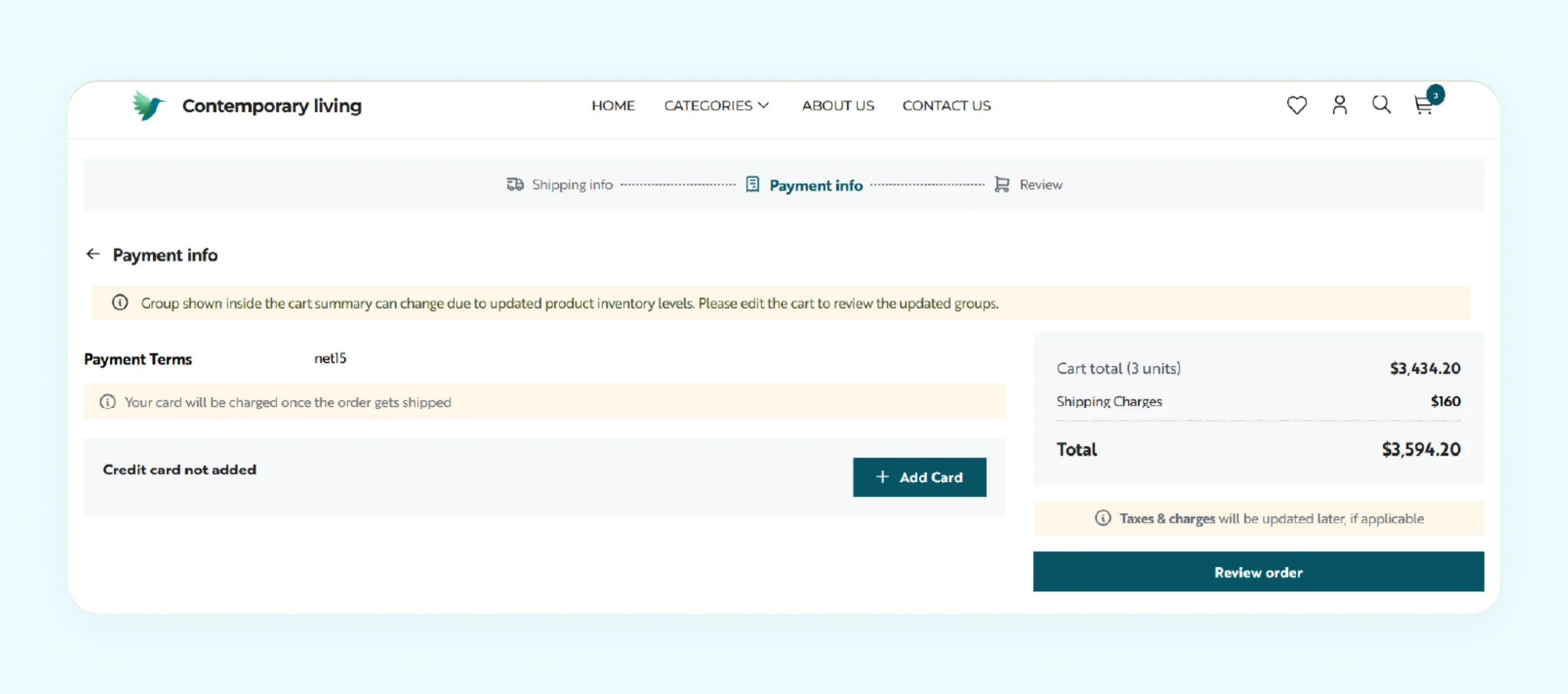 Checkout flow in WizCommerce Checkout flow in WizCommerce