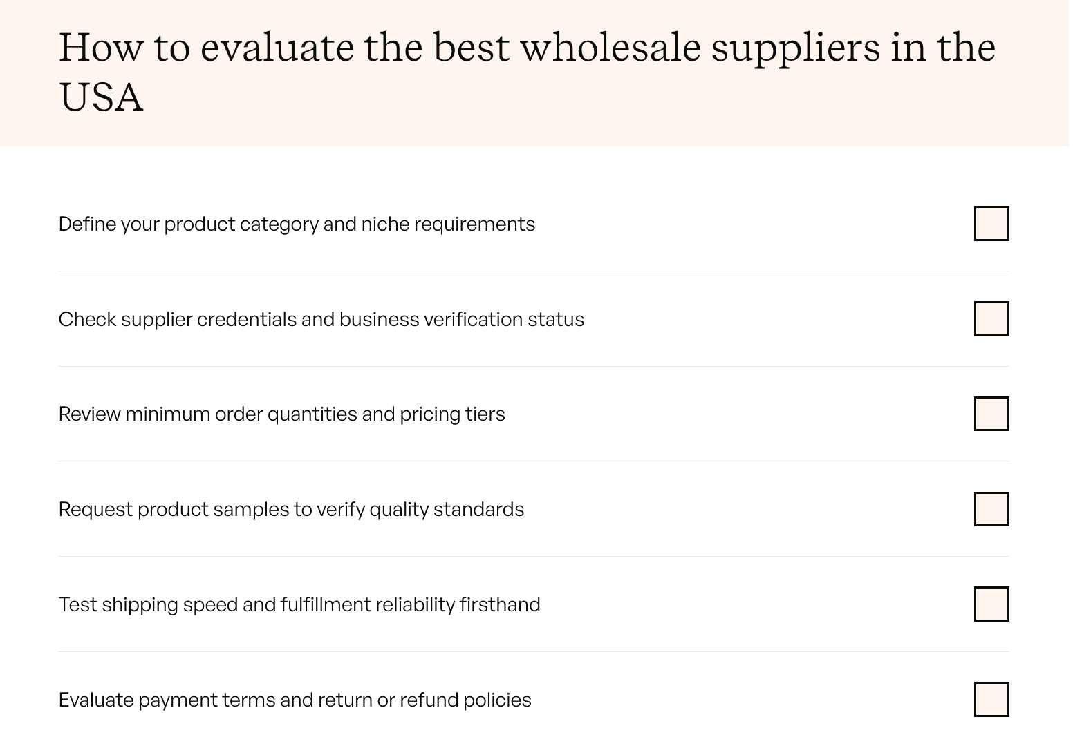 How to evaluate the best wholesale supplier in the usa