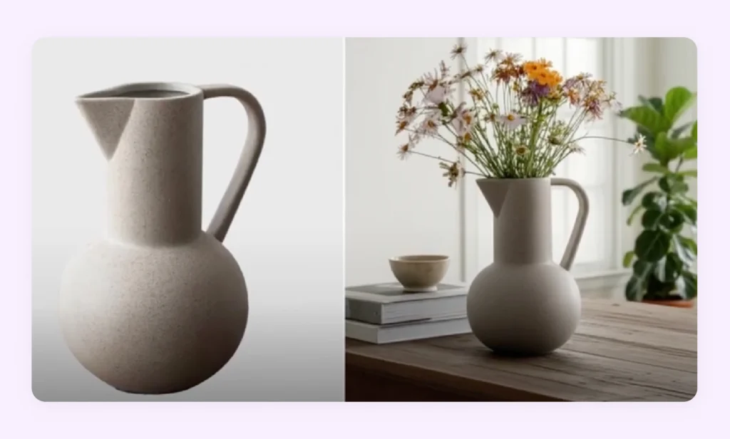 AI lifestyle image generation using WizStudio
