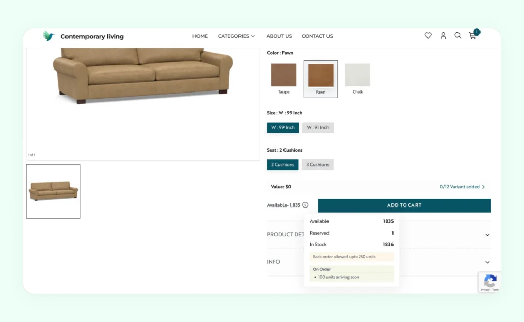Real-time stock incoming visibility in WizCommerce Real-time stock incoming visibility in WizCommerce