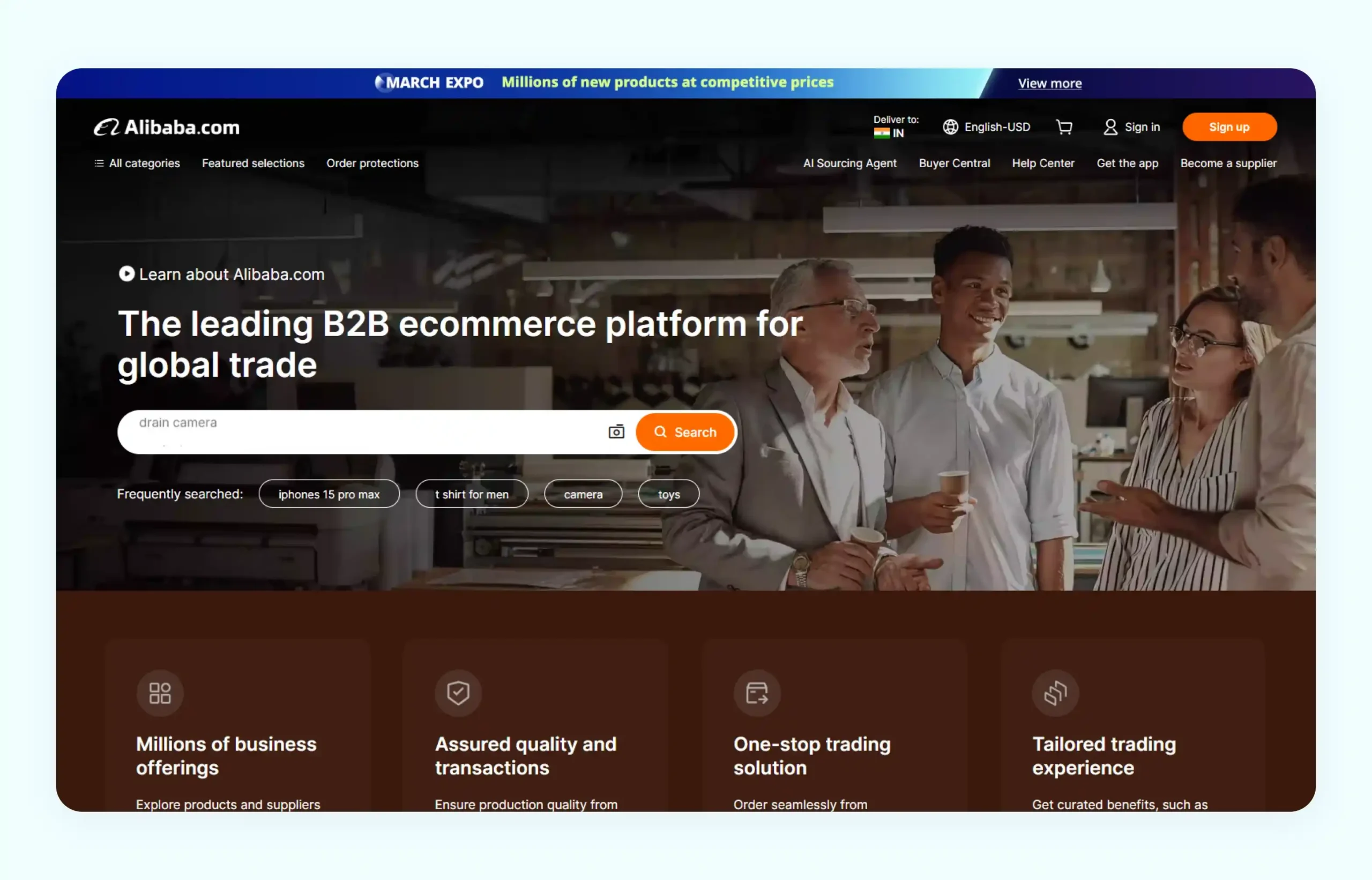 Amazon Business B2B marketplace homepage for wholesale buyers Amazon Business B2B marketplace homepage for wholesale buyers