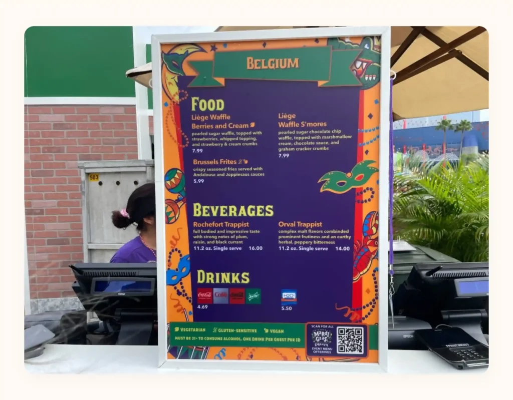 Interactive elements in food booth setup disneybymark.com Interactive elements in food booth setup disneybymark.com