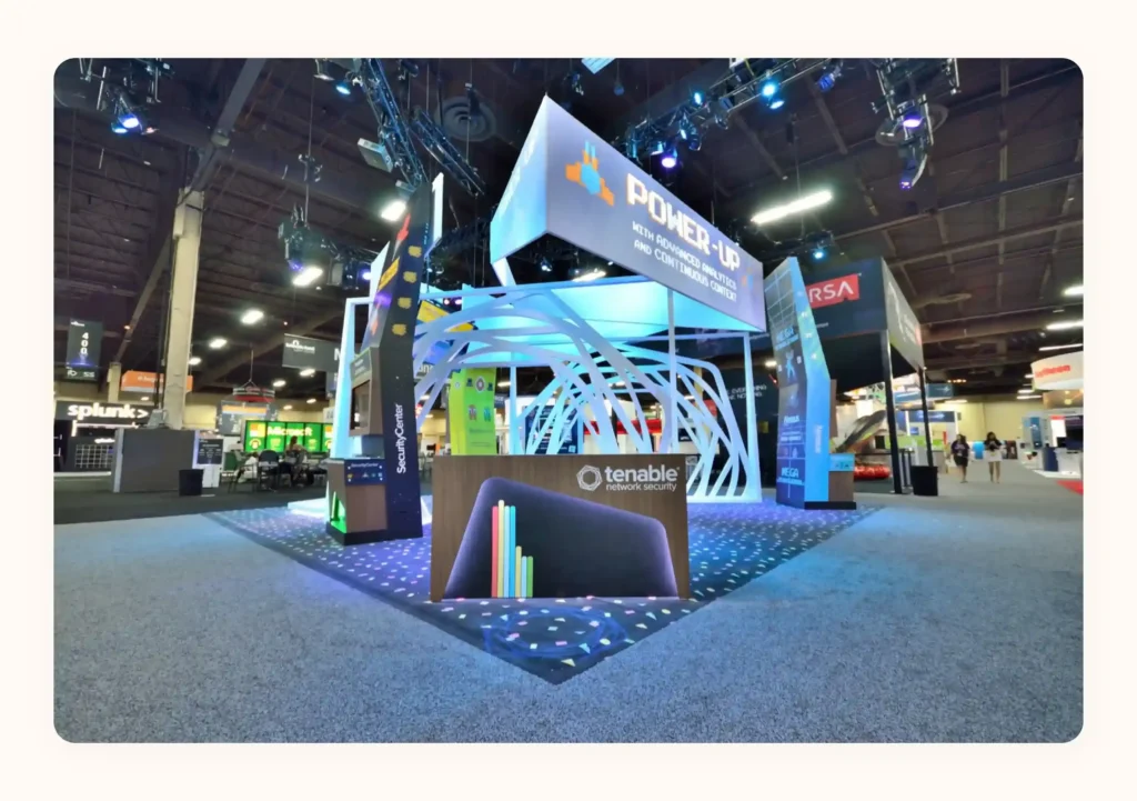Proper lighting for food trade show booth Proper lighting for food trade show booth