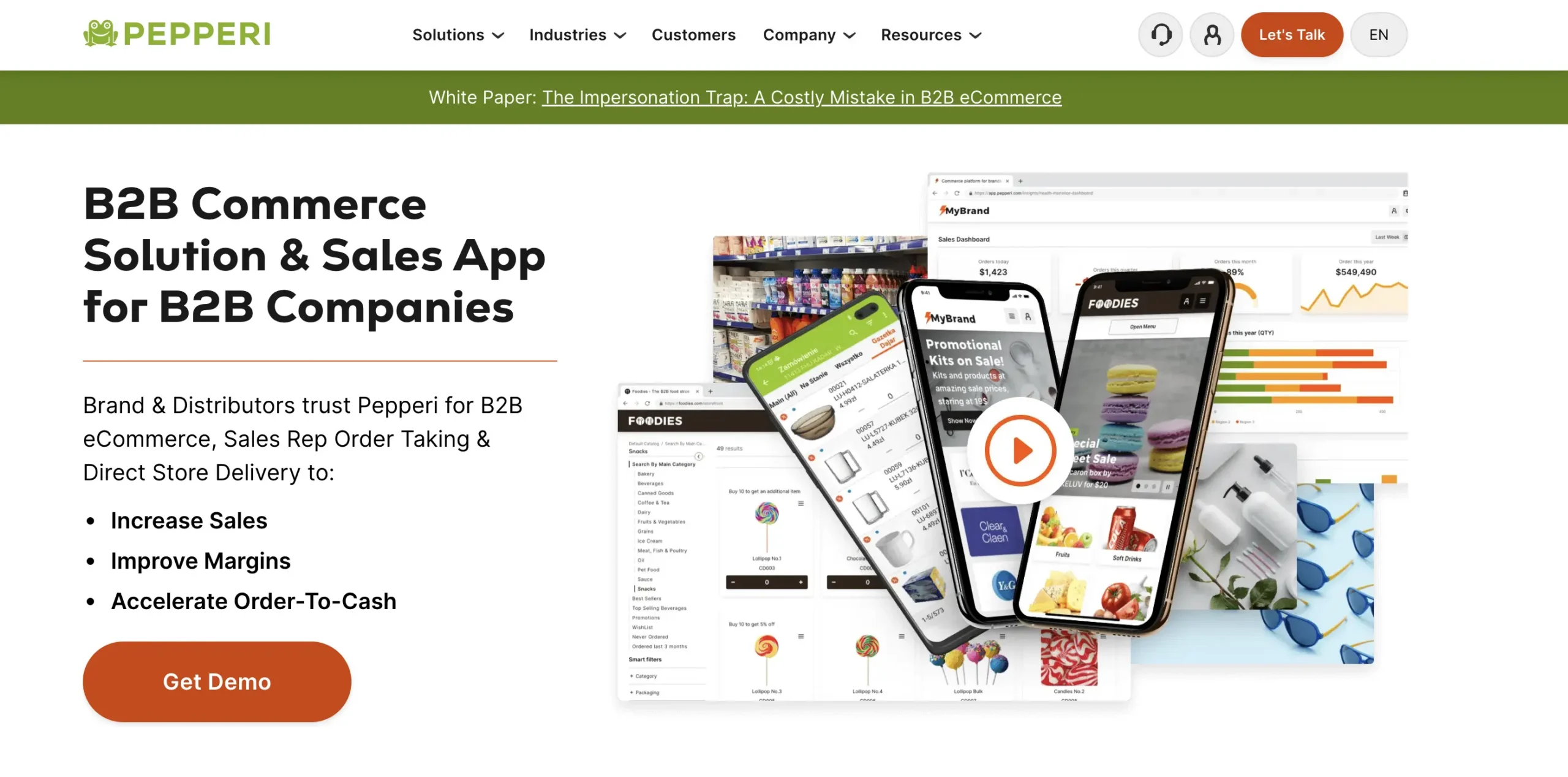 sales rep order entry software