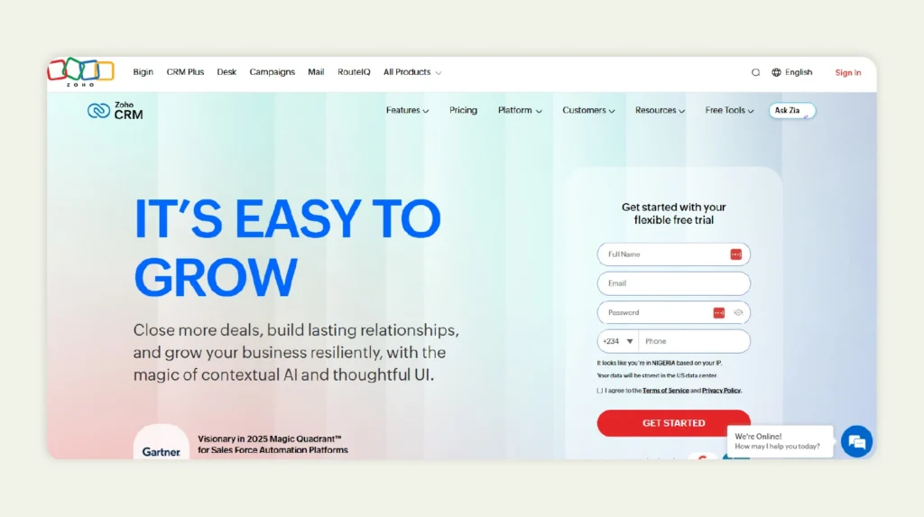 Zoho CRM