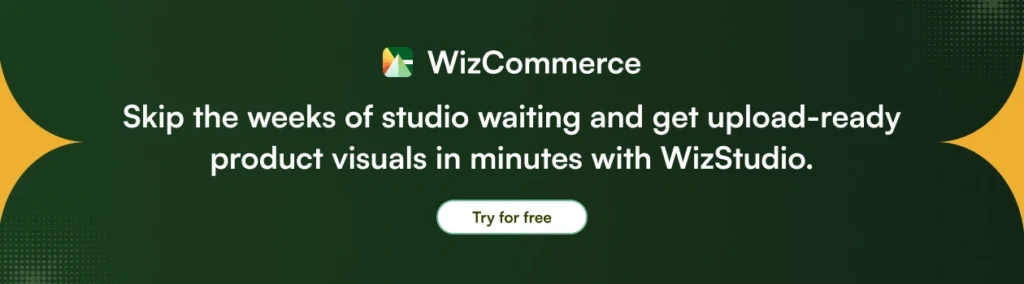 Fast AI ecommerce photography with WizStudio. Fast AI ecommerce photography with WizStudio.