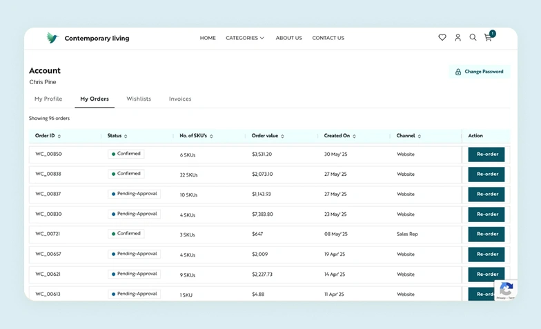 Unified order view in one place