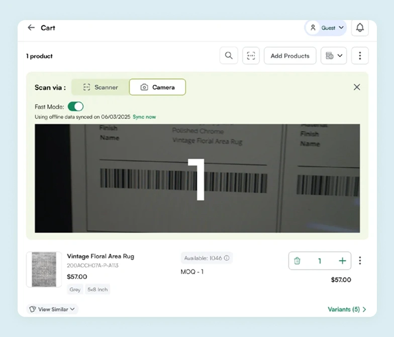 WizOrder, the B2B order-taking app at trade shows