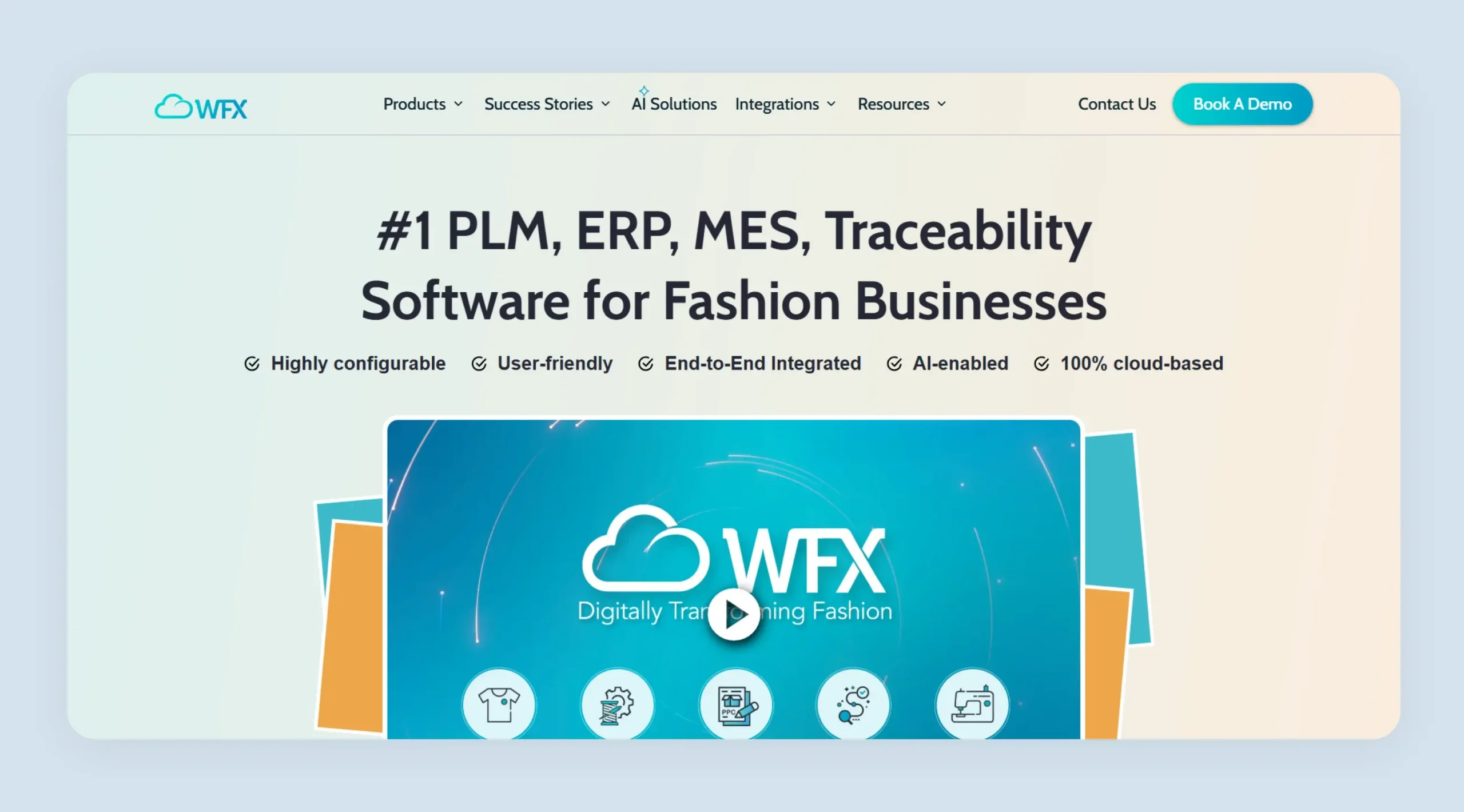 World Fashion Exchange WFX ERP showing supplier collaboration
