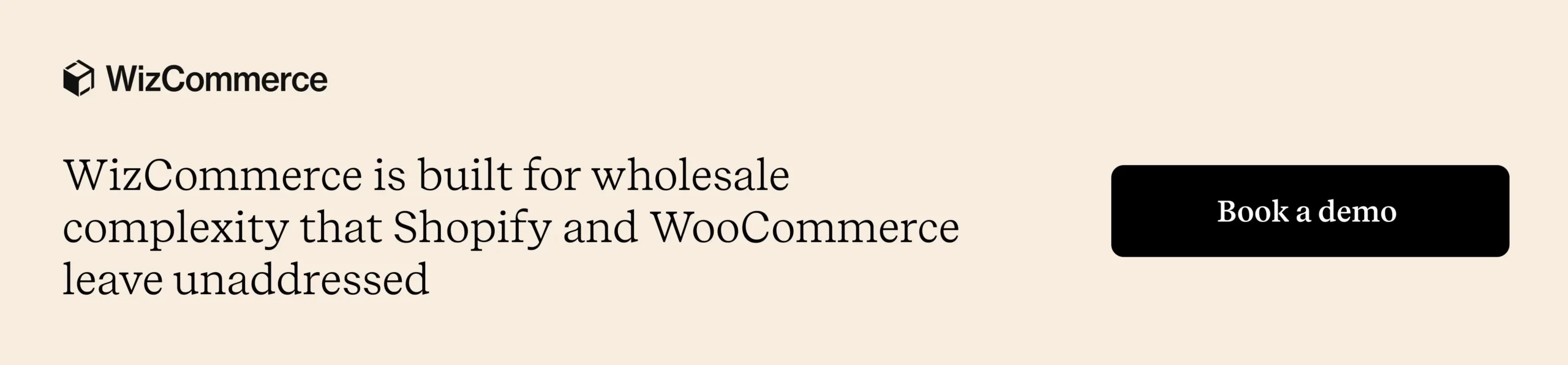 WizCommerce supports B2B beyond ecommerce platforms WizCommerce supports B2B beyond ecommerce platforms