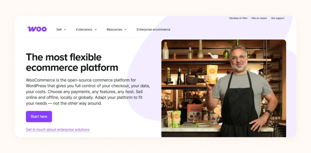 WooCommerce homepage WooCommerce homepage