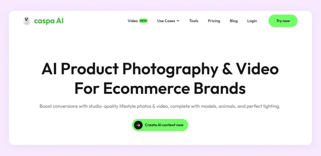 Caspa AI homepage Caspa AI homepage
