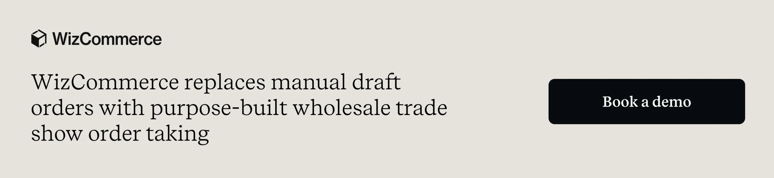 WizCommerce trade show platform replaces Shopify POS draft order workflow for wholesale WizCommerce trade show platform replaces Shopify POS draft order workflow for wholesale
