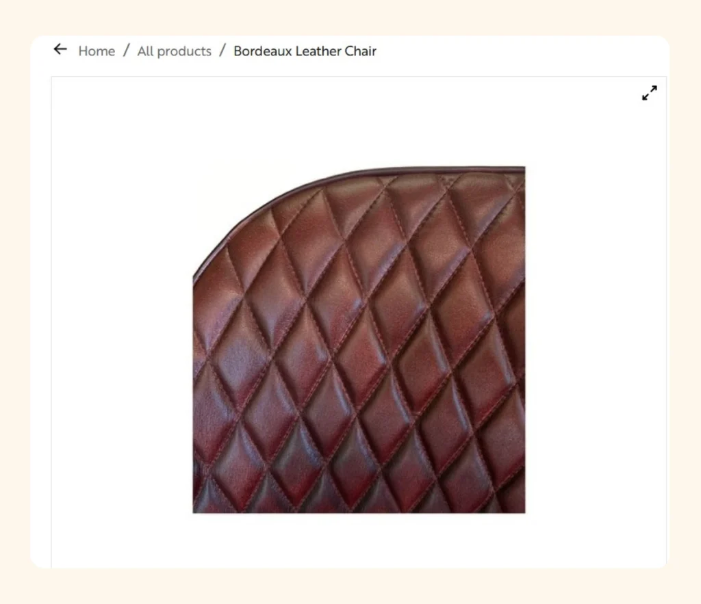 Product texture shown through photography Product texture shown through photography