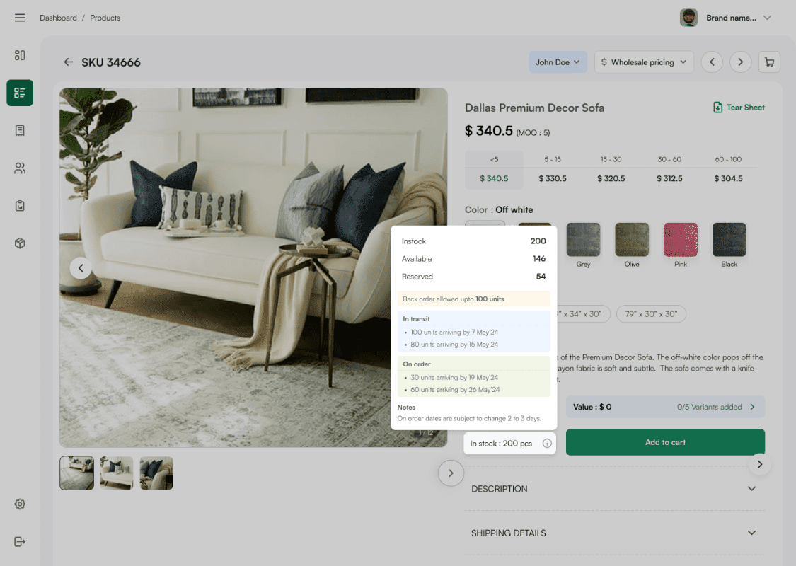 A B2B commerce platform that integrates with your ERPs and other existing systems can automatically update inventory levels across all platforms as soon as orders are placed