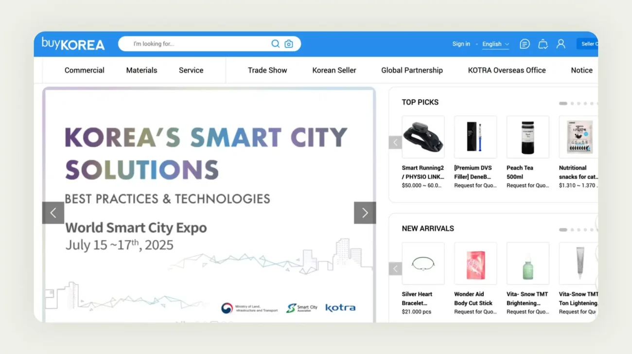 BuyKorea marketplace platform connecting buyers with Korean supplier network and product listings BuyKorea marketplace platform connecting buyers with Korean supplier network and product listings