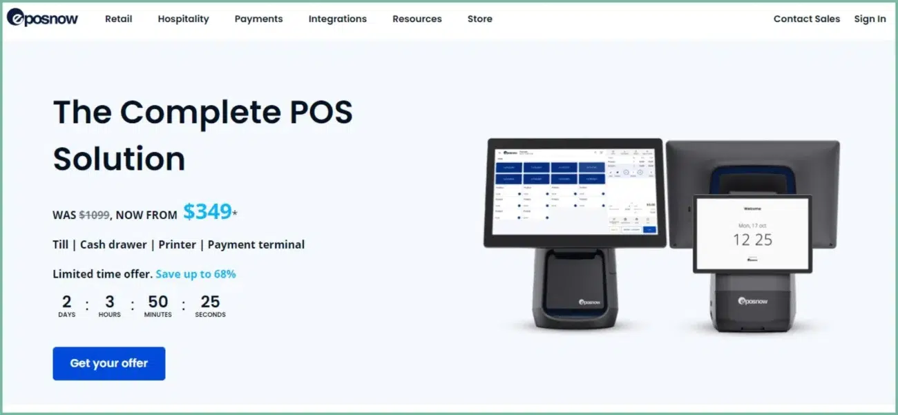 Epos Now home page Epos Now home page