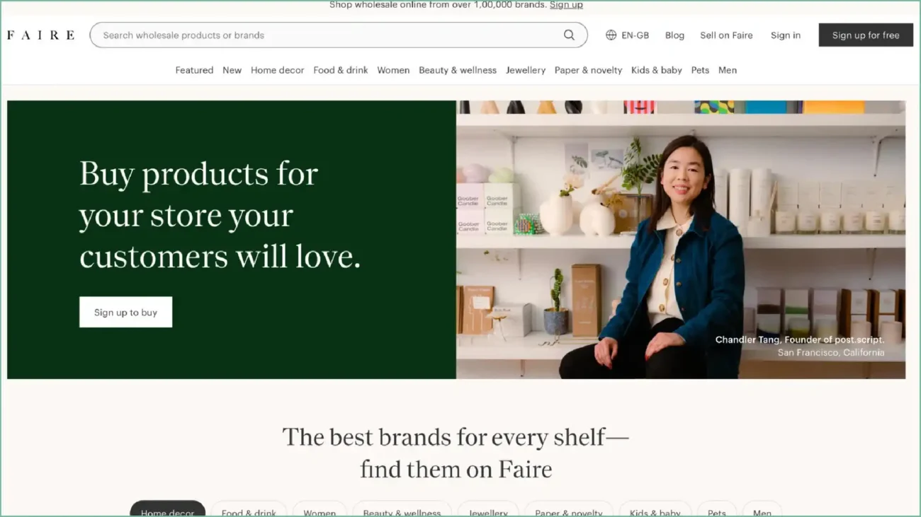 Faire homepage Faire homepage