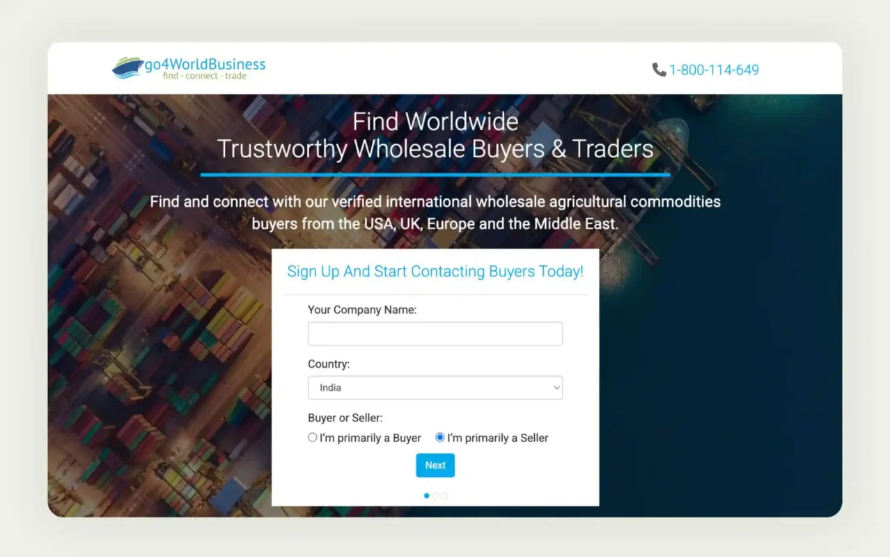 Go4worldbusiness global B2B marketplace showing international supplier directory and product categories Go4worldbusiness global B2B marketplace showing international supplier directory and product categories