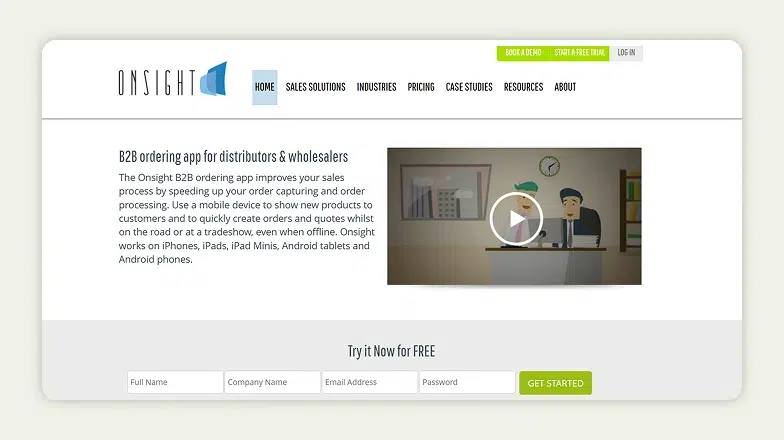  Onsight homepage