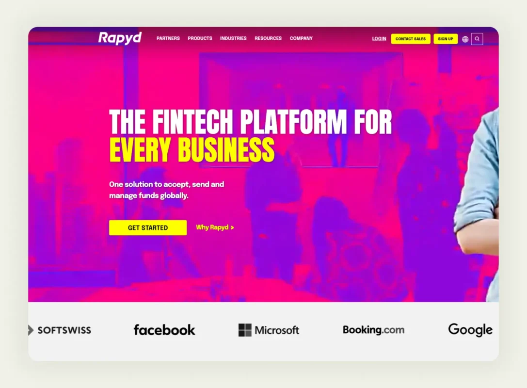 Rapyd homepage Rapyd homepage
