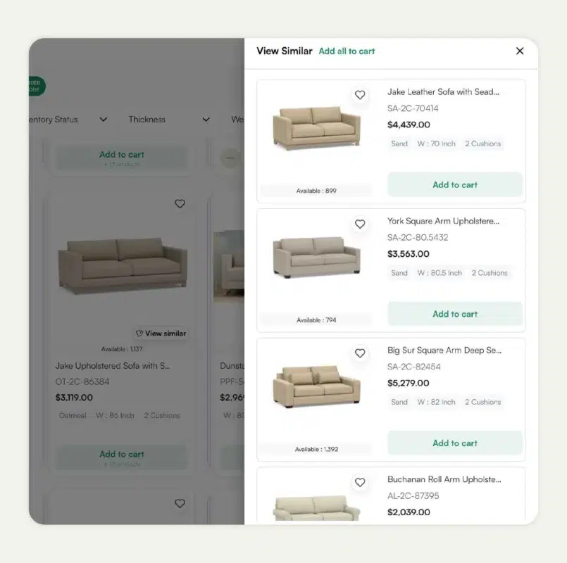 Smart AI recommendations through the “View Similar” feature with WizCommerce Smart AI recommendations through the “View Similar” feature with WizCommerce