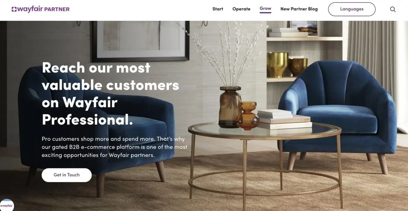 Wayfair Professional homepage Wayfair Professional homepage