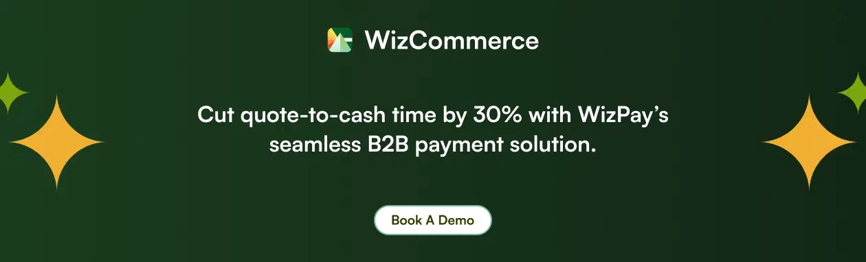 With WizPay, you can cut quote-to-cash time by 30%. See it in a demo. With WizPay, you can cut quote-to-cash time by 30%. See it in a demo.