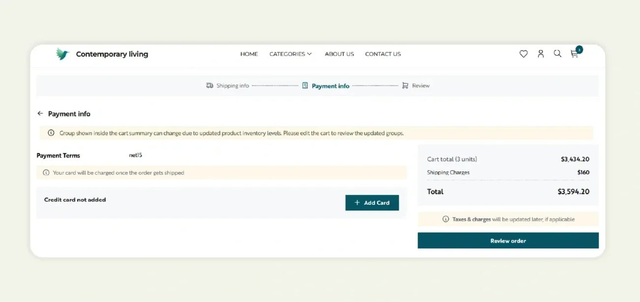 WizCommerce Checkout Flow WizCommerce Checkout Flow