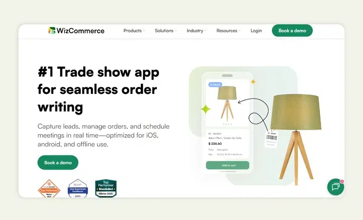 WizCommerce tradeshow solution