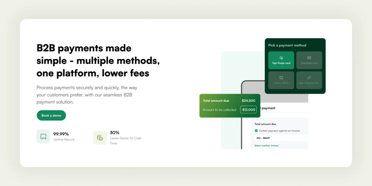 WizPay by WizCommerce homepage WizPay by WizCommerce homepage