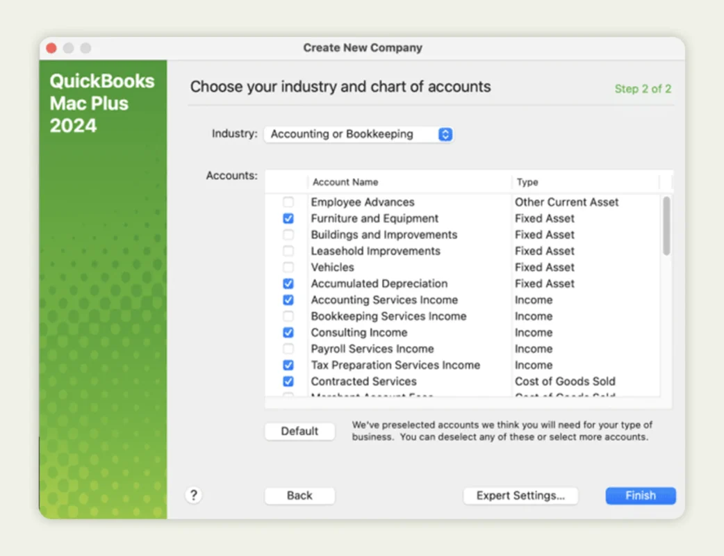 choose industry and company type in QuickBooks choose industry and company type in QuickBooks