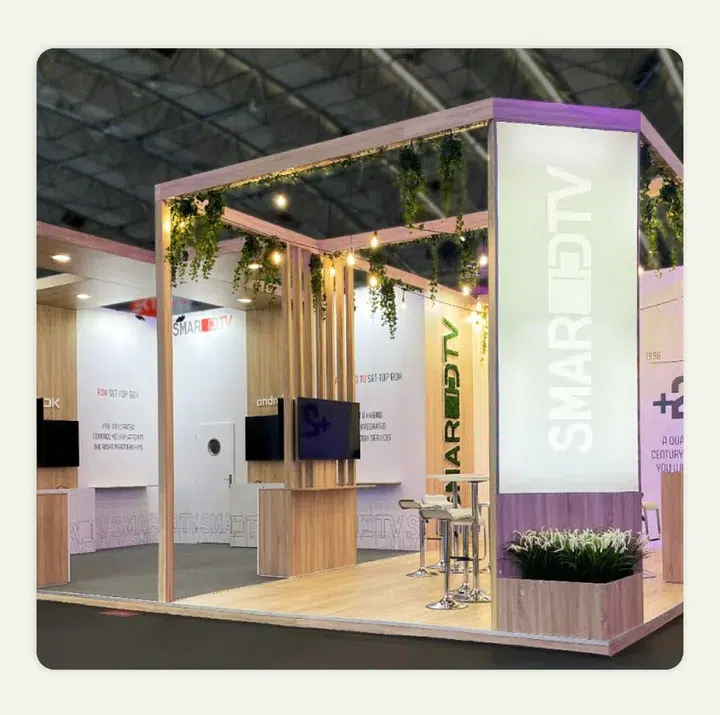 eco-friendly tradeshow booth