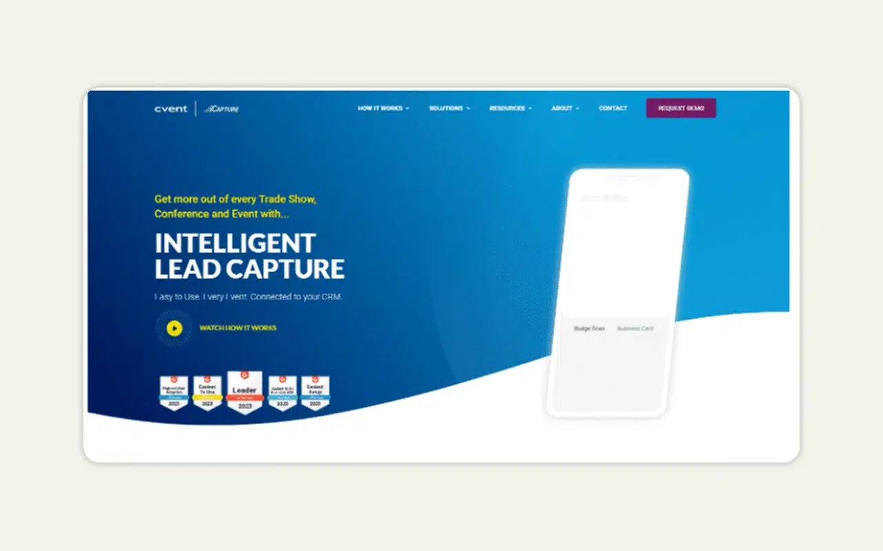  iCapture lead capture software with human-verified data entry for maximum accuracy 