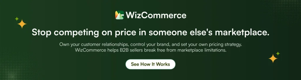 Brand-first B2B ecommerce platform, an Overstock Alternative with full pricing control