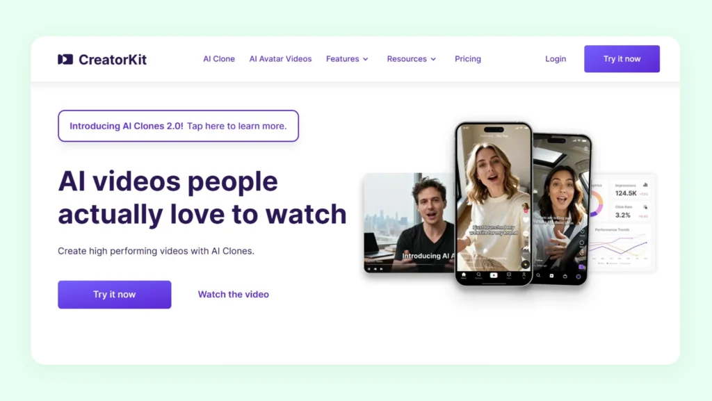 Home page of CreatorKit Home page of CreatorKit
