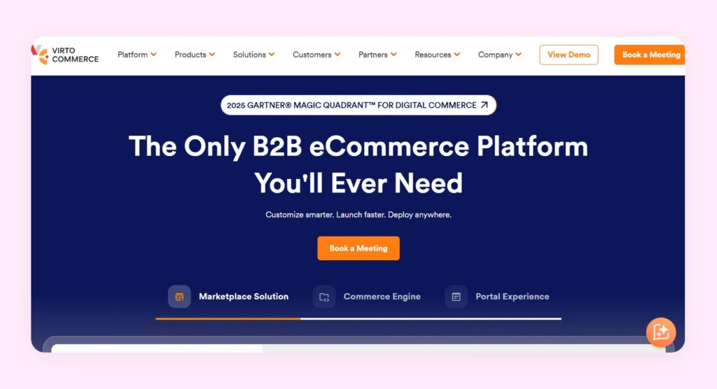 Home page of Virto Commerce Home page of Virto Commerce