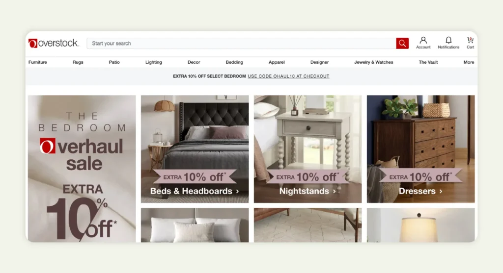 Overstock Homepage Overstock Homepage