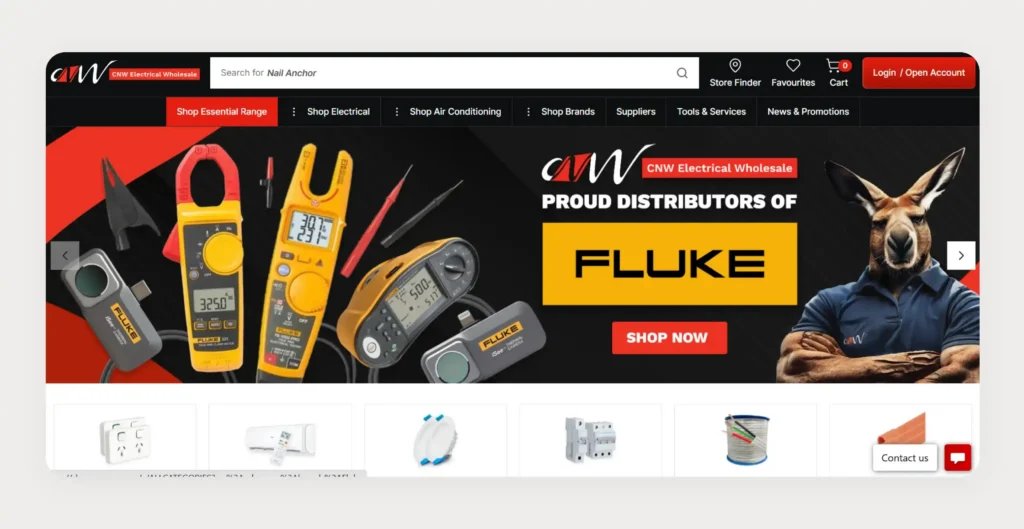 Home page of CNW
