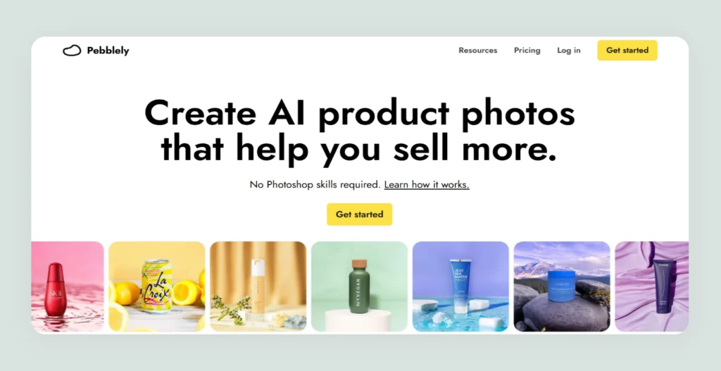 Home page of Pebblely