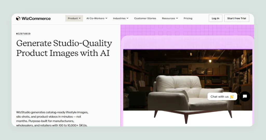 Home page of WizStudio