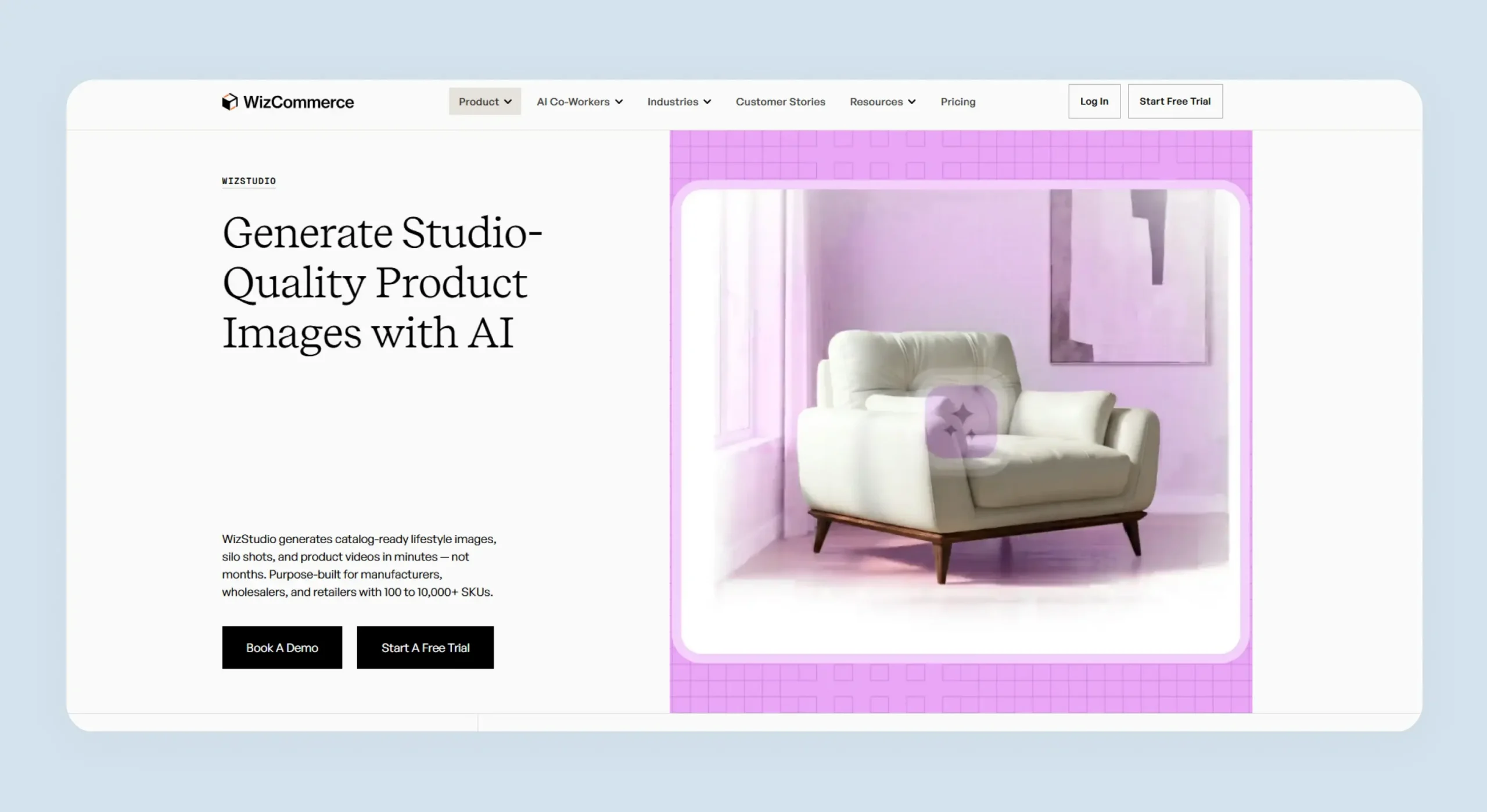 Home page of WizStudio