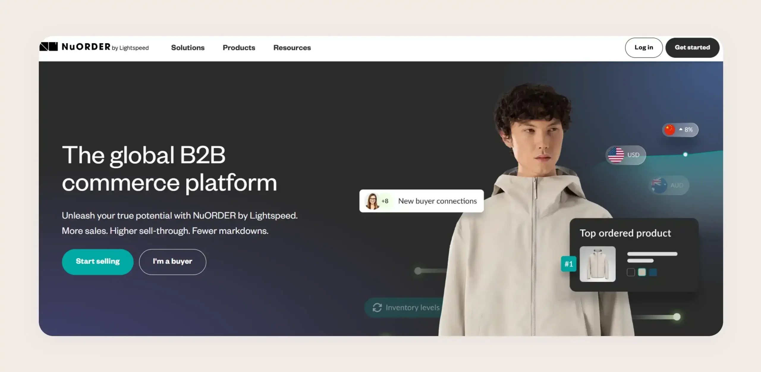 NuORDER by Lightspeed website snapshot NuORDER by Lightspeed website snapshot