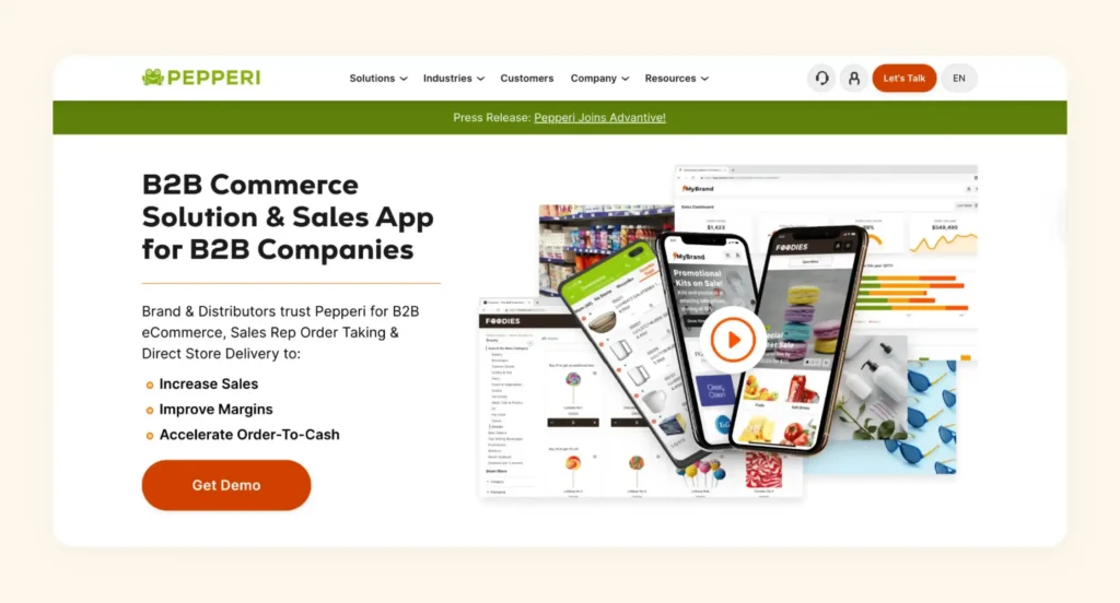 Pepperi Homepage Pepperi Homepage