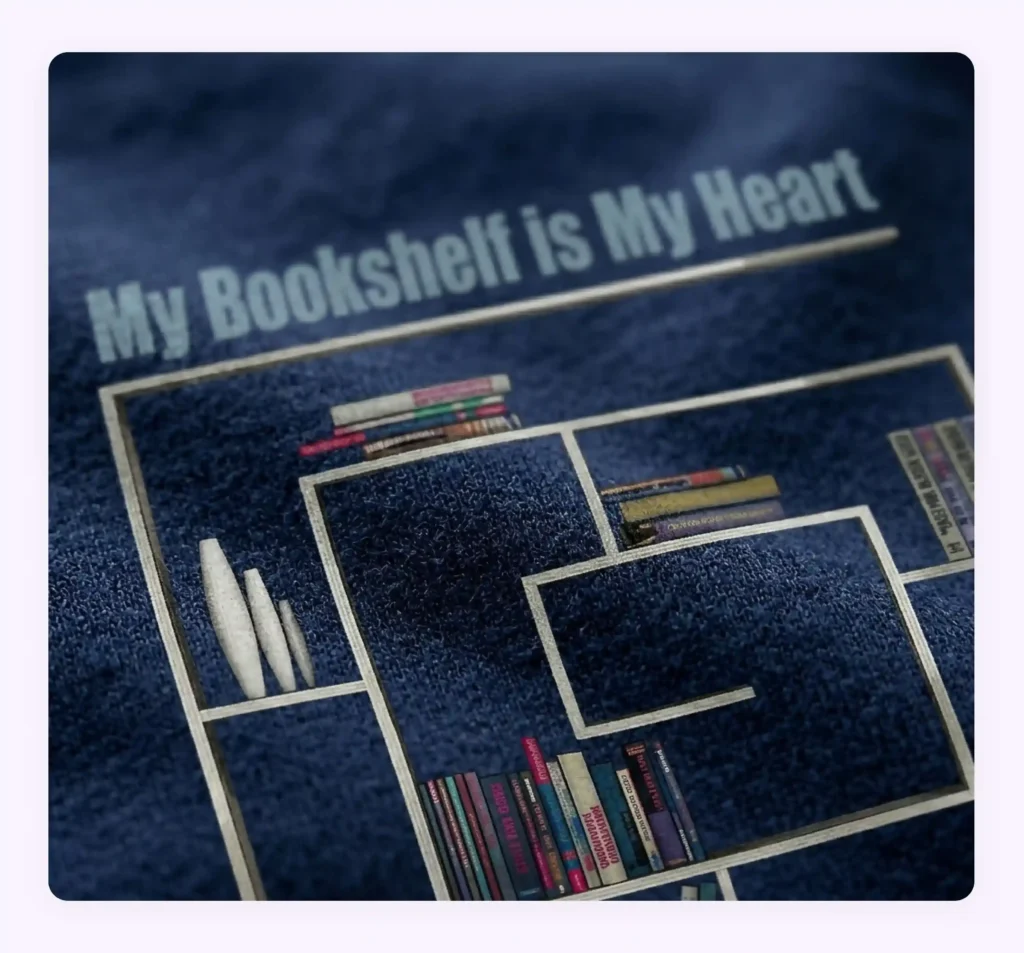 A close-up shot of a navy blue t-shirt A close-up shot of a navy blue t-shirt