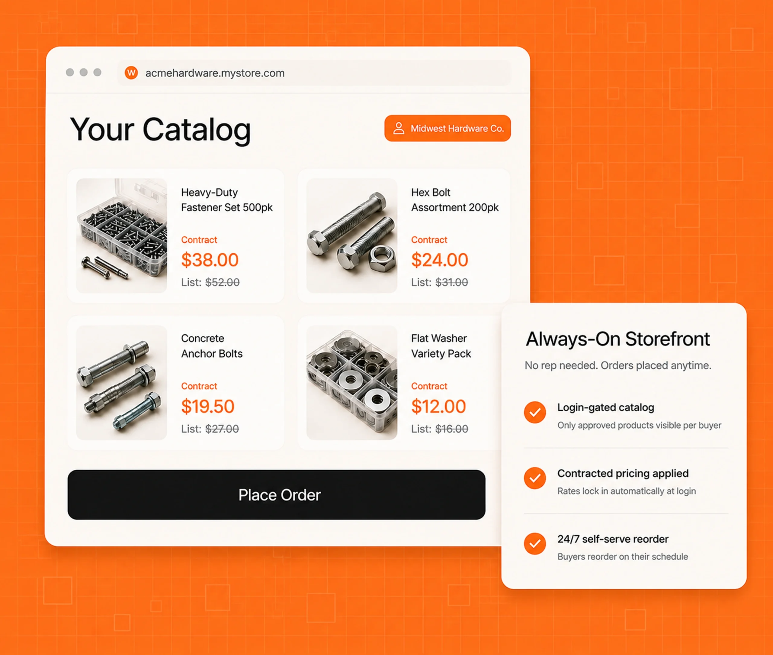 B2B CUSTOMER PORTAL