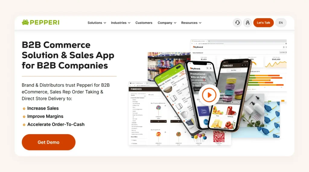 Pepperi Homepage