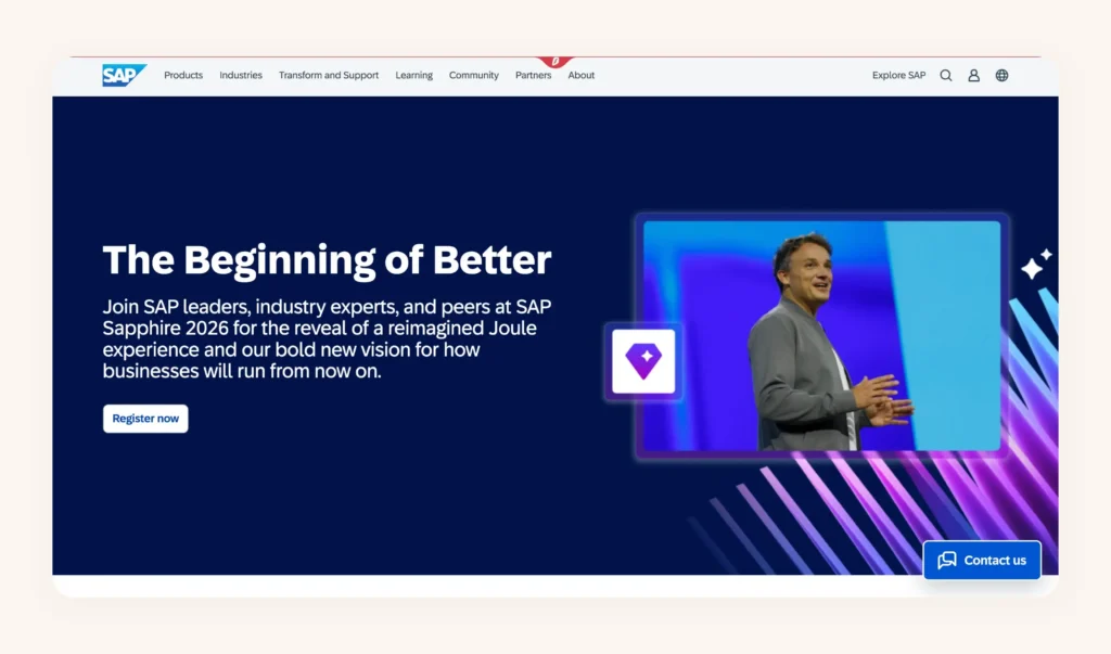 SAP Homepage