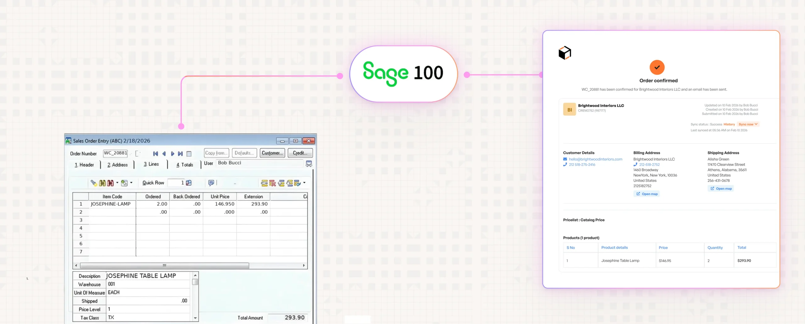 Saga100-Integration